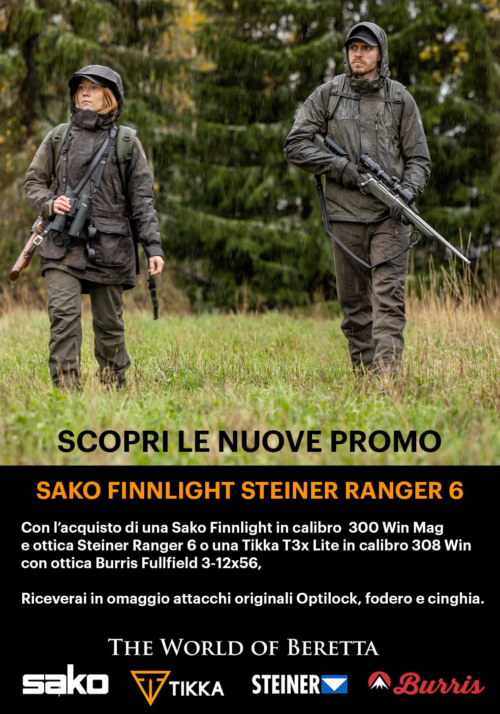 Pacchetti promo Sako Tikka ottiche e Accessori 2026